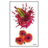 HALLOWEEN SCAR TATTOOS BLOODY WOUND STICKERS_CWMM8377