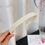 PEARL ACRYLIC HEADBAND STYLISH HAIR ACCESSORY_CWAHA5659