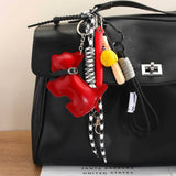 CARTOON DOG BAG CHARM BASEBALL CHAIN STYLE_CWMM7568