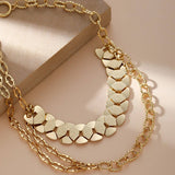 GOLD PLATED STAINLESS STEEL NECKLACE_CWMM3642