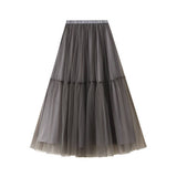 HIGH WAIST SLIMMING TULLE PUFF SKIRT_CWBMS0350