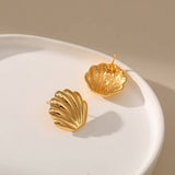 TEMPERAMENT LIGHT LUXURY METAL SHELL EARRINGS_CWAJE3127