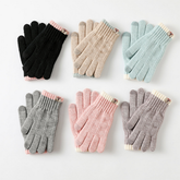 Women Winter Knit G Ves Touchscreen Full Finger_Cwag0523