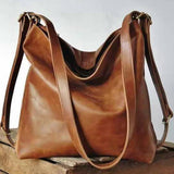 RETRO PU HANDBAG LEATHER BACKPACK FOR WOMEN_CWAB0563