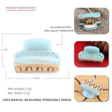 ACETATE SINGLE ROW DIAMOND GRAB CLIP MINI HAIRPIN_CWAHA4244