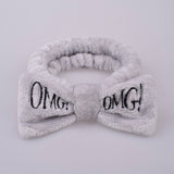 ALPHABET BOW FACE WASH HEADBAND_CWMM0726