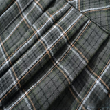 PLAID PLEATED SKIRT FOR WOMEN ADJUSTABLE WAIST_CWDSD8341