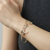 Womens Starry Sky Necklace Bracelet Earrings Set