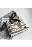 STRIPE SQUARE SHOPPERS BAG_CWAB0513