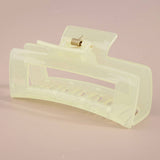 4 1 INCH MATTE PS PLASTIC HAIR CLAW CLIP WHOLESAL_CWAHA0091