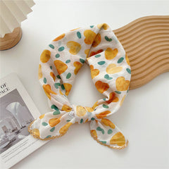 COTTON LINEN SQUARE SCARF FOR WOMEN S NECK WRAP_CWMS0672