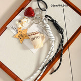 CUTE BEAR CAMERA COFFEE CHARM BAG PENDANT_CWMM7561