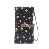 LADIES LONG SMALL FRESH PRINTED BUCKLE WALLET_CWAB2321