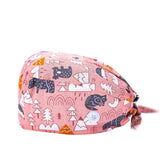 OPERATING ROOM CAP COTTON PRINTED SURGICAL CAP_CWAH3375