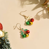 FASHION CHRISTMAS PENDANT COLORFUL BELL EARRINGS_CWMM2624