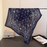 Paisley Herringbone Linen Feel Silk Scarf_Cwasc03310