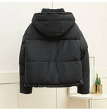 Standing Collar And Hat Thick Warm Padded Jacket