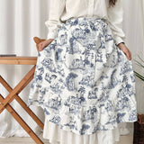 RETRO HALF LENGTH LANDSCAPE APRON_CWMM5834