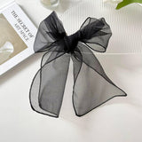 ORGANZA SOLID COLOR LONG SMALL SILK SCARF_CWASC0744