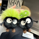 CUTE LITTLE COAL BRIQUETTES CAR KEYCHAIN PENDANT_CWMM2530