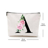 SIMPLE DOUBLE SIDED PRINTED ZIPPER COSMETIC BAG_CWAB2251