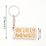 LASER ENGRAVED WOODEN KEYCHAIN_CWMM0567