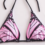 2 PIECE BIKINI SWIMSUIT WITH BUTTERFLY DESIGN PRINT_CWMW0178