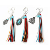 Vintage Western Boho Bull Tag Keychain_Cwab5088