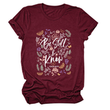 Womens Faith Tee, Be Still And Know_Cwtts1480