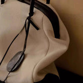 SPLICING ONE SHOULDER SHELL BAG VINTAGE HANDBAG_CWAB4110