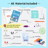 NEW PENGUIN DOLL ORNAMENT CROCHET MATERIAL PACK_CWMM0834