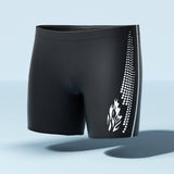 MENS HIGH WAIST QUICK DRY SWIM TRUNKS WITH LINER_CWMM6770