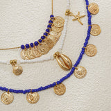 NEW FASHION ALLOY STARFISH CLAVICLE NECKLACE_CWMM3186