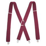 SOLID COLOR ELASTIC ADULT SUSPENDER CLIP_CWMM1110