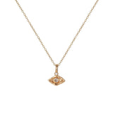 FASHION EVIL EYE PENDANT PALM EYE ZIRCON NECKLACE_CWMM5548