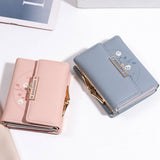 NEW PRINTED MINI TRIFOLD MULTIFUNCTIONAL WALLET_CWAB2556