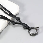 CREATIVE ADJUSTABLE VINTAGE COWHIDE NECKLACE_CWMM4592