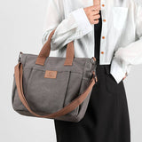 RETRO CANVAS BAG MESSENGER BAG TOTE BAG_CWAB1282