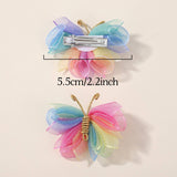 SHEER GRADIENT BUTTERFLY HAIR CLIP SET FOR GIRLS_CWAHA6746