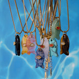 MINIMAL FISH PENDANT NECKLACE FOR BEACH_CWMM7524