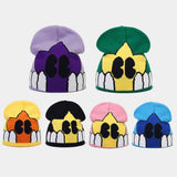 FIVE POINTED STAR CARTOON KNITTED HAT_CWAH1600