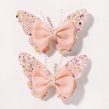 GLITTER BOW HAIR CLIPS SET FOR BABY GIRLS_CWAHA6754