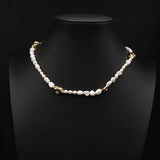 NICHE ALL MATCH NATURAL FRESHWATER PEARL NECKLACE_CWAJE3847