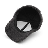Vintage Fleece Baseball Cap Warm Winter Hat_Cwah04794