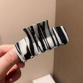 INK STYLE ACETATE HAIR CLAW SUMMER SQUARE CLIP_CWAHA2654