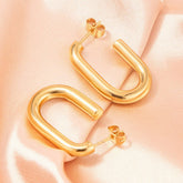 STAINLESS STEEL U SHAPED PERSONALITY EARRINGS_CWMM3620