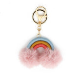 KEYCHAIN COTTON WOVEN CAR PENDANT BOHO POM POM_CWAB5017