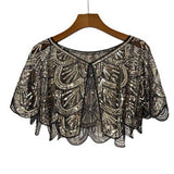 SEQUIN BEADED LACE BOLERO SUMMER DRESS COVER_CWMM8960