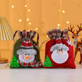NEW PLAID CHRISTMAS CHILDRENS GIFT BAG_CWMM1900