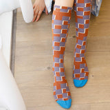 COLORFUL BOOT SOCK LEG WARMER HIGH SOCKS_CWMS0177